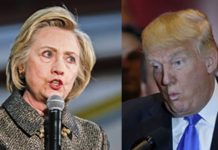 Donald Trump amplió sus opciones de conseguir la candidatura republicana con cinco victorias decisivas en las primarias del partido, mientras la ex secretaria de Estado Hillary Clinton amplió su ventaja en la carrera demócrata con triunfos en cuatro estados.  