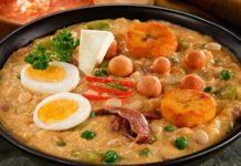 La fanesca, sopa sagrada de la cuna del Sol Productos naturales y frescos son la base de una auténtica Fanesca Ecuatoriana, entre ellos choclo o maíz tierno, zapallo o calabaza, productos milenarios del continente americano.