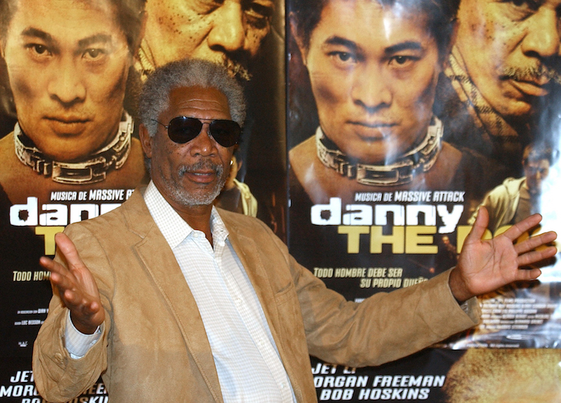 Morgan Freeman durante la presentación de “Danny the dog”.