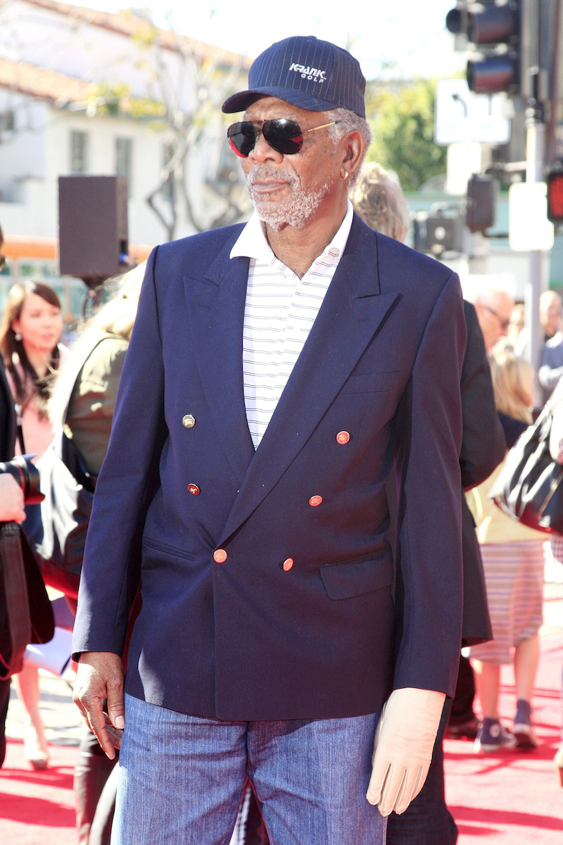 Morgan Freeman en la premiere de la película “The Lego Movie”.