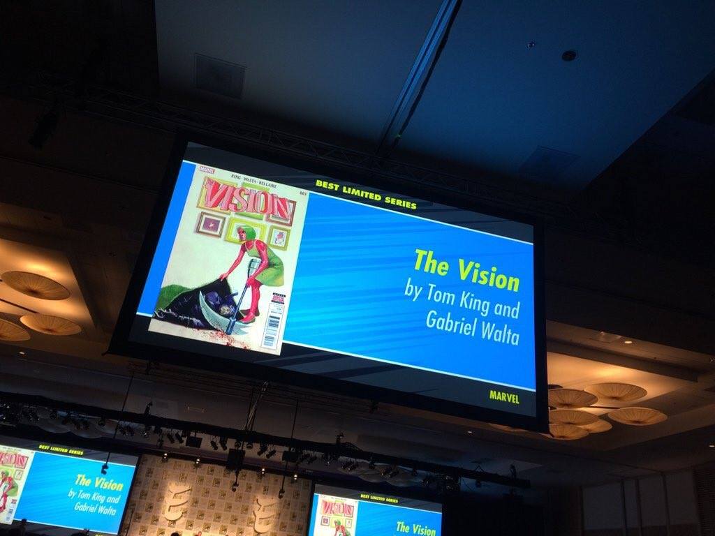 "The Vision", del dibujante Gabriel Hernandez Walta, gana un "Oscar del cómic".