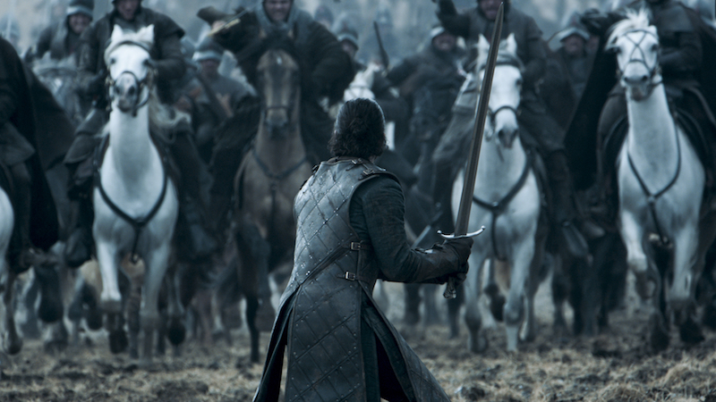Una escena de batalla de "Juego de tronos". Foto: Movistar+