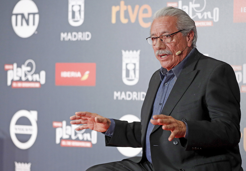 El actor estadounidense Edward James Olmos, famoso por su inolvidable papel como teniente Castillo en la serie Miami Vice y por aparecer en t&iacute;tulos tan conocidos como &ldquo;Blade Runner&rdquo;. 