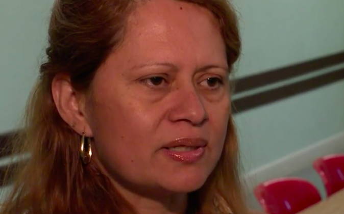La guatemalteca Nury Chavarr&iacute;a. Foto captura de video.