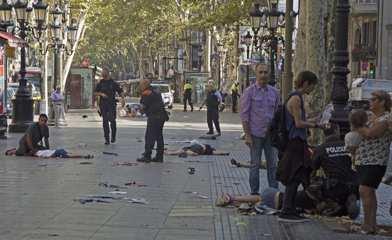 Atropello masivo en Barcelona
