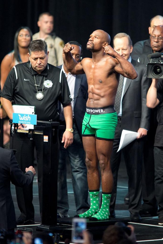 Boxeador estadounidense Floyd Mayweather