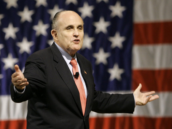 El exalcalde de Nueva York Rudolph Giuliani 