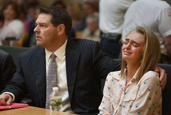 Michelle Carter, que en el momento de los hechos ten&iacute;a 17 a&ntilde;os, hab&iacute;a sido declarada el pasado junio culpable de homicidio involuntario y se enfrentaba a una pena m&aacute;xima de 20 a&ntilde;os de prisi&oacute;n. (Foto Twitter)
