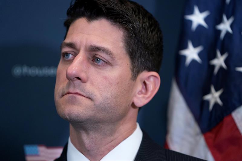 El presidente de la C&aacute;mara de Representantes, Paul Ryan.