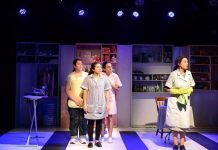 Marina Catalán, Julissa Román, Idalia Limón y Alicia Cerón en una escena de "Nanas"