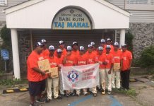 Integrantes de la escuadra Paulino Raiders de El Bronx, que inician el sábado en Jamestown la lucha por el campeonato mundial de la Babe Ruth.