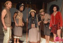 "Duendes y locos de las dunas", justa ejecución múltiple Antonio Rubio, Angie Regina, Teresa Yenque, Roger Manzano y María Cotto, en
"Duendes y locos de las dunas".