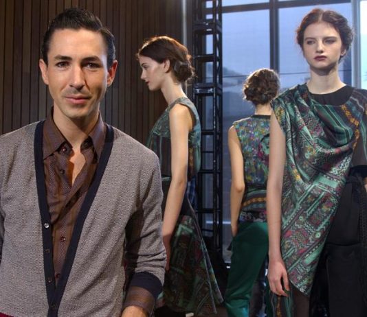 Mexicano Christian Cota lleva a la pasarela brillantes colores de su país