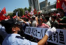 Decenas de miles de personas manifiestan su rechazo a Japón en toda China