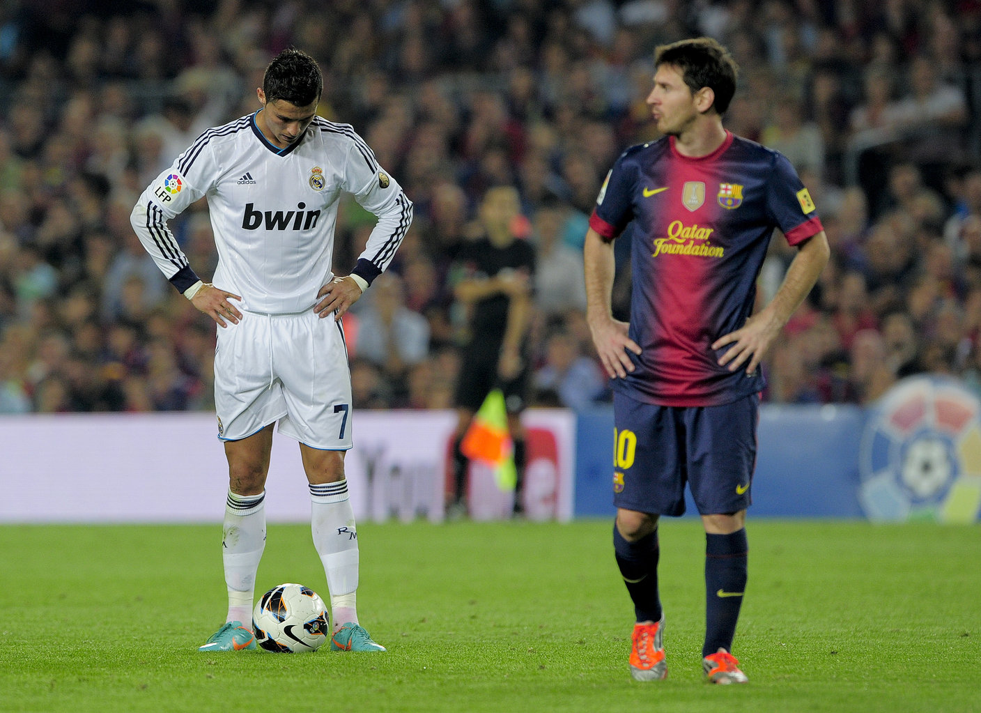 Messi y Cristiano Ronaldo, delanteros del Barcelona y Real Madrid, respectivamente, son además de dos de los mejores jugadores del mundo de los últimos años. (foto archivo)