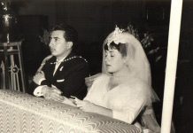 Un sentido adiós a Evita Muñoz, Chachita El día de su boda junto a Hugo Macías Macotela, su marido por espacio de 58 años.