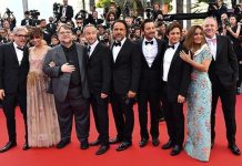 Alfonso Cuarón, Sheherezade Goldsmith, Guillermo del Toro, Emmanuel Lubezki, Alejandro G. Iñarritu, Diego Luna, Gael García Bernal, Salma Hayek y Francois Pinnault.