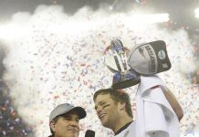 Tom Brady, de 37 años, que durante el partido ante los Colts batió otra marca de ser el mejor pasador de la NFL en la fase final, superó a Peyton Manning, trata de convertirse en el tercero en la historia en ganar cuatro anillos de Super Bowl y unirse a los inmortales Joe Montana, su ídolo de infancia, y Terry Bradshaw.