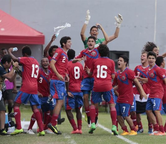 México, Honduras, EEUU y Costa Rica a Mundial Chile por CONCACAF Jugadores de Costa Rica celebran su gol ante Canadá en un partido por las eliminatorias mundialistas Sub 17 Chile 2015, jugado en el Estadio Morazán de la ciudad de San Pedro Sula al norte de Honduras. Costa Rica venció a Canadá 3-0.
