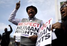 Marcha de Nueva York a Washington contra la brutalidad policial Varias personas participan en una marcha a pie desde Nueva York a Washington partiendo desde el distrito neoyorquino de Staten Island para protestar contra la brutalidad de la Policía en el país y denunciar su "racismo sistemático".