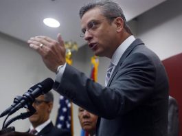 El gobernador Alejandro García Padilla participa en una conferencia de prensa