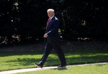 El presidente estadounidense, Donald Trump, de vacaciones en el campo de golf en Nueva Jersey.