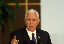 Mike Pence, dice que su Gobierno no se quedará "de brazos cruzados mientras Venezuela se desmorona"
