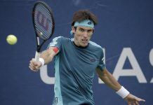 El tenista argentino Leonardo Mayer