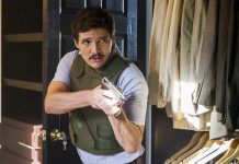 Pedro Pascal en la tercera temporada de "Narcos" Pedro Pascal, durante las grabaciones de Narcos