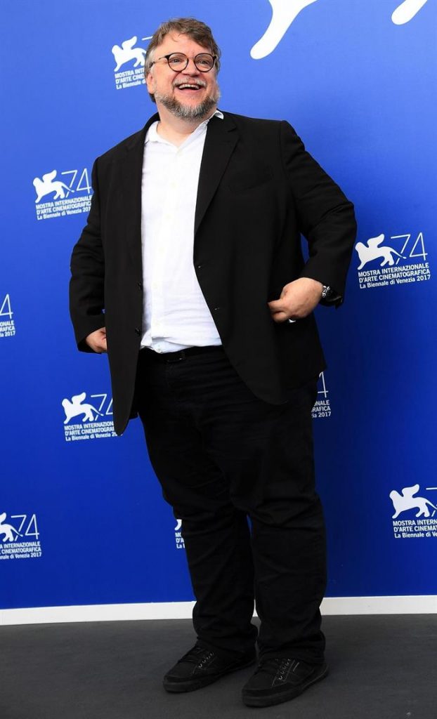 El cineasta mexicano Guillermo del Toro durante la presentación de la película "The Shape of Water",