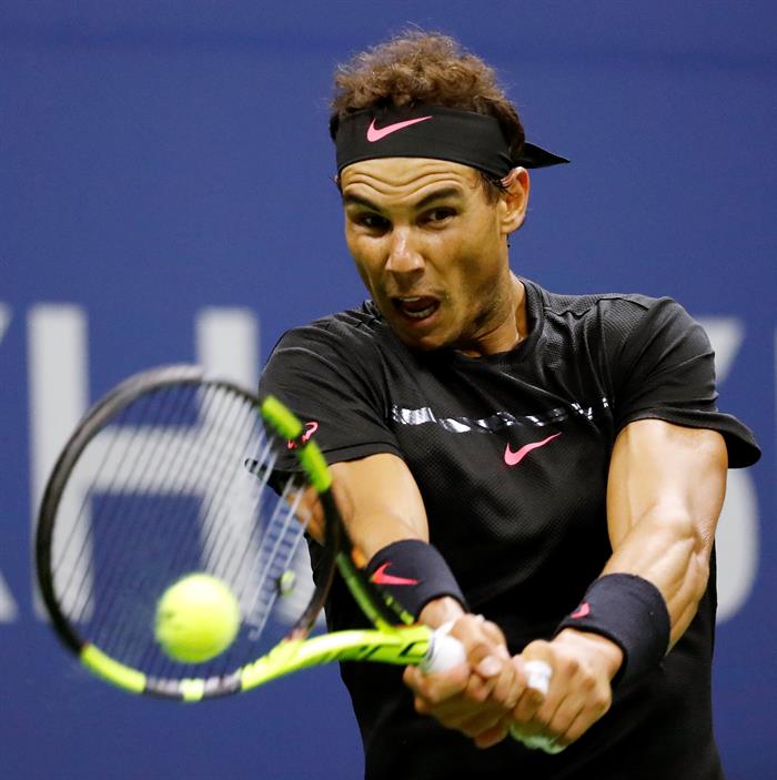 Rafael Nadal durante el cuarto d&iacute;a del Abierto de Tenis de Estados Unidos