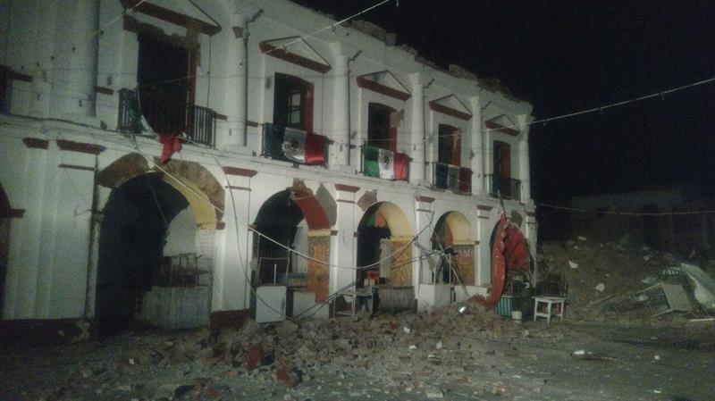 Terremoto en M&eacute;xico de magnitud 8,2