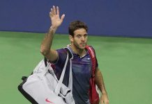 El tenista argentino Juan Martín del Potro