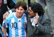 Maradona dice que sueña con volver a dirigir a Messi Diego Maradona afirmó que sueña "con volver a dirigir a (Lionel) Messi", al que calificó como "un líder" en la selección argentina y en el Barcelona, como él previó que lo sería cuando decidió que fuera capitán de la Albiceleste.
