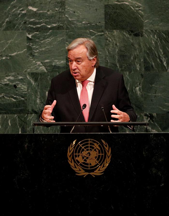 Ant&oacute;nio Guterres, critic&oacute; hoy las "puertas cerradas" y la "hostilidad abierta".