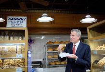 El alcalde de la Ciudad de Nueva York, Bill de Blasio.