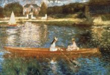 Boating on the Seine, Pierre Auguste Renoir