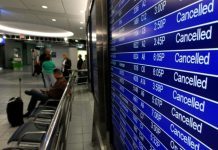 Cancelados los vuelos de entrada y salida en Nueva York