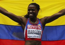 Colombia festeja el oro de Caterine Ibargüen