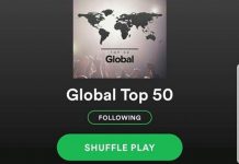 Mi gente en primer lugar, despojando a "Despacito". (foto twitter)