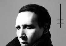 Marilyn Manson anunció hoy la publicación el próximo 6 de octubre de su décimo disco de estudio, "Heaven Upside Down",