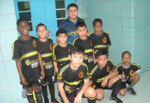 Los chamacones del Deportivo Marquense en la categoría Sub-12, que estan compitiendo en el torneo de la Liga Chapina Youth Soccer Club. (Foto: Buki Chapin).