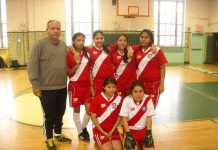 Las jovencitas del Alianza Perú que están compitiendo en la categoría U-15, en el campeonato sabatino de la Latin United Youth Soccer League. (Foto: Buki Chapin).