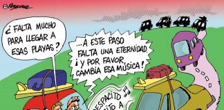 Los cantantes puertorriqueños Luis Fonsi y Daddy Yankee.