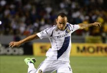 Landon Donovan anuncia su retiro El gran figura simbólica del partido fue el veterano delantero estadounidense Landon Donovan, de 32 años, que jugó su último partido como profesional y lo hizo por la puerta grande al conseguir su sexto título de campeón de la MLS, cuatro con el Galaxy (2005, 2011, 2012 y 2014) y dos con los Earthquakes de San Jose (2001 y 2003).
