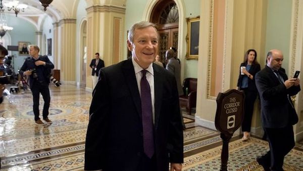 El senador dem&oacute;crata por Illinois Richard Durbin 