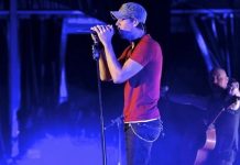 El cantante español Enrique Iglesias
