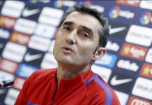 Ernesto Valverde, ha explicado el porque de la lesión de Ousmane Dembélé.