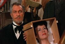 Vincent Price en una escena de House of Wax.