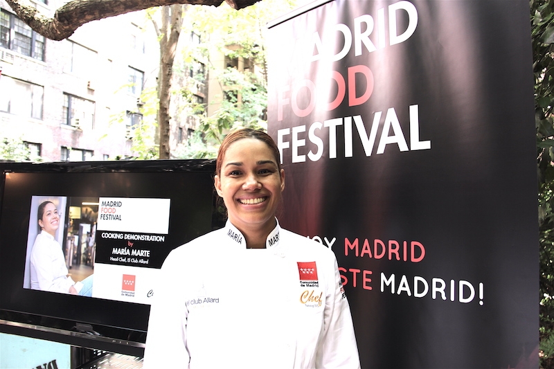 Como parte de las actividades del Primer Festival de Comida Madrile&ntilde;a en Nueva York, la Chef dominicana Mar&iacute;a Marte realiz&oacute; una demostraci&oacute;n culinaria en el Instituto Cervantes de Manhattan.